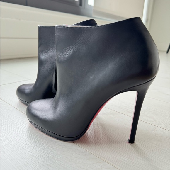 Christian Louboutin Black Heeled Boots - Picture 4 of 16